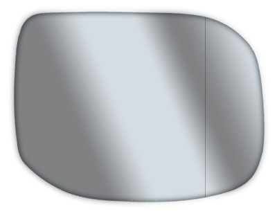 Вкладыш зеркало honda accord viii 08+ asf+grz правое фото №1