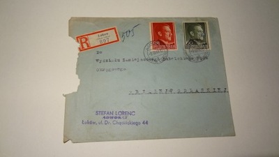 Adwokat Stefan Lorenc - Łuków Biiała Podlaska - 1944 GG