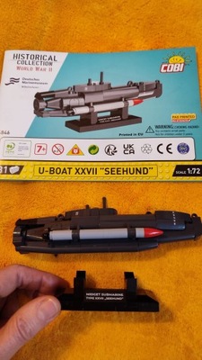 Klocki COBI 4846 złożone - U-Boat XXVII Seehund