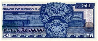 Meksyk 50 Peso Juarez 1981 P-73