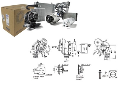 TURBINA ABARTH 500 595 695 500C 595C 695C GRANDE PUNTO PUNTO  