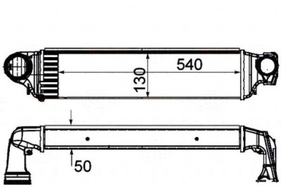 Behr hella интеркулер bmw 3 330 d e46 фото №1