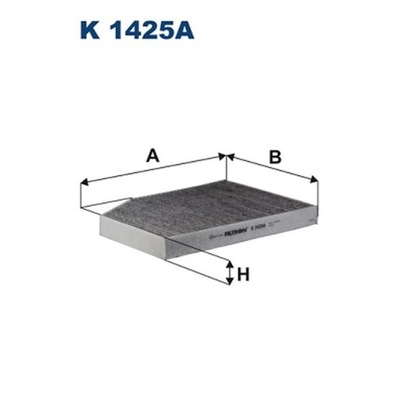 ФИЛЬТР, ВЕНТИЛЯЦИЯ СТОРОНЫ ПАССАЖИРА ФИЛЬТРON K 1425A