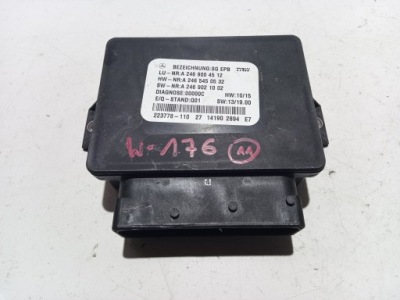 Mercedes a-kl w176 14r модуль тормоза ручного a2469004512 фото №1