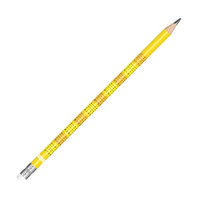 Colorino ołówek z gumką z tabliczką mnożenia HB