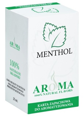 66 x KARTA AROMATYZUJĄCA papieros wkładka listki mięta menthol ~~ 69gr/szt!