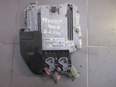 Бортовой компьютер двигателя 2.2 hdi peugeot 4007 0281013666 фото №1