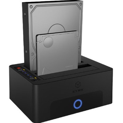 Stacja kopiowania 2x HDD SSD SATA 3.5 2.5 USB 3.0 ICYBOX