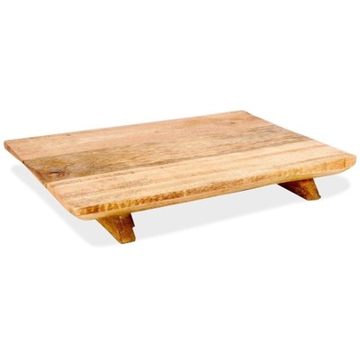 Deska drewniana / taca do serwowania na nóżkach 37x30x4 cm
