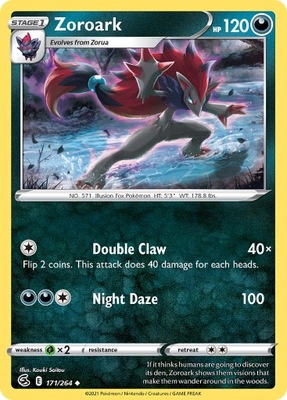 Zoroark |171/264|FST|Fusion Strike|Uncommon