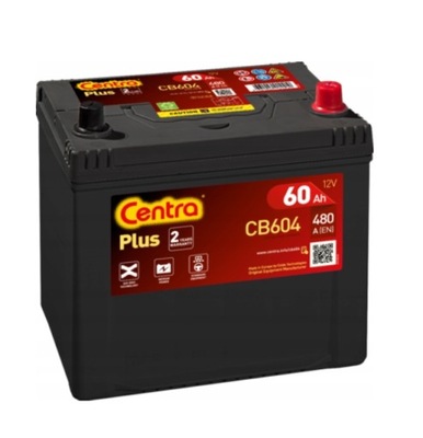 АКУМУЛЯТОР CENTRA PLUS CB604 12V 60AH P+ 480A