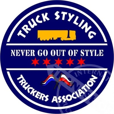 TRUCK STYLING TRUCKERS ASSOCIATION NAKLEJKA WLEPA