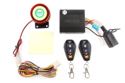 AMIO UNIVERSAL ALARM PARA MOTOCICLETA Z MANDO MCA14 AMIO-01103  