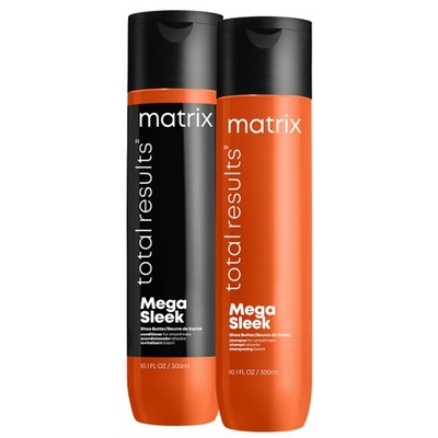 MATRIX MEGA SLEEK odżywka do włosów szampon zestaw