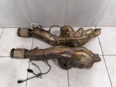 Audi r8 4s catalytic converter manifold set 420131090e exhaust 420251212t фото №1