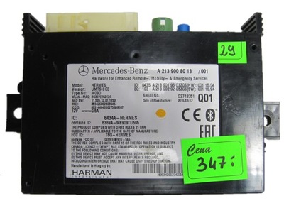 MERCEDES W213 MÓDULO UNIDAD DE CONTROL A2139008013  