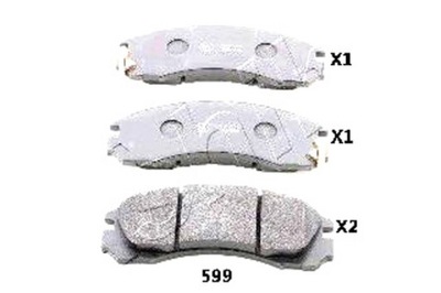 Ashika гальмівні колодки гальмівні mitsubishi eclipse i 2.0 a фото №1