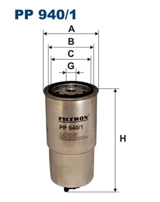 ФИЛЬТР ТОПЛИВА ФИЛЬТРON PP 940/1