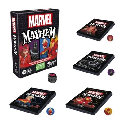 Karty do Gry Marvel Mayhem Avengers Hasbro