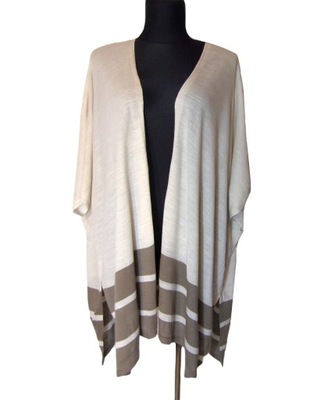 poncho ponczo narzutka plus size