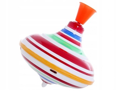 Bąk malowany bączek tradycyjny kolorowy dla dzieci