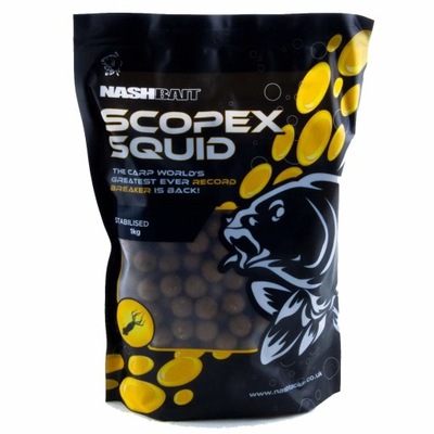 NASH Scopex Squid Boilies 20mm 1kg