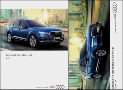 AUDI Q7 POLSKA MANUAL MANTENIMIENTO 2015-2019.  