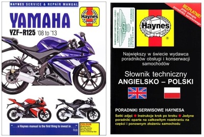 YAMAHA YZF-R125 (2008-2013) MANUAL REPARACIÓN HAYNES YZFR125 +GRATIS 24H  