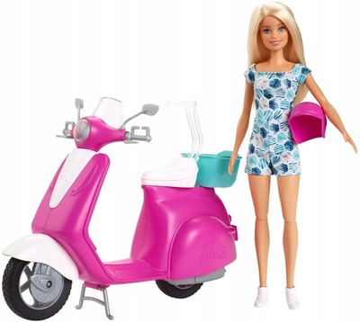 BARBIE GBK85 I CAN BE BARBIE NA SKUTERZE SKUTER