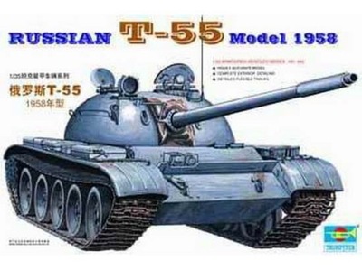 TRUMPETER 00342 1:35 T-55 model czołgu