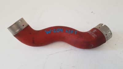 Mercedes w204 lift шланг пабтрубок  труба интеркулер фото №1