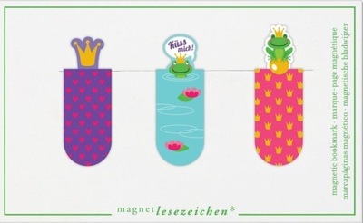 ZAKŁADKI MAGNETYCZNE - ŻABA, MOSES