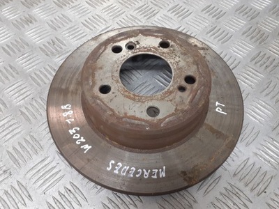 Диск тормозная задняя mercedes c-klasa w203 фото №1