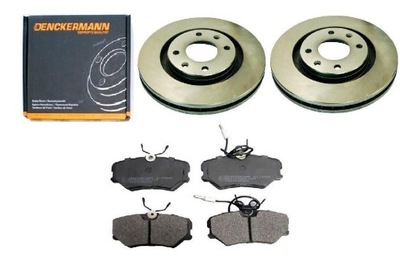 Тормозные диски тормозные колодки peugeot 405 перед 266mm вентилируемые фото №1