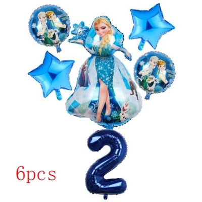 DS001-02-7Pcs Disney Kraina lodu Księżniczka Elsa