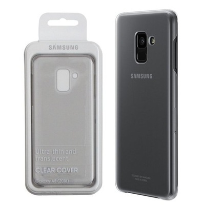 SAMSUNG GALAXY A8 2018 ETUI POKROWIEC CLEAR COVER