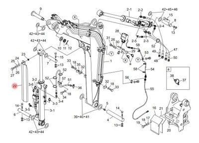 PROTECCIÓN ACCIONAMIENTO T0346000058 TAKEUCHI TB225  