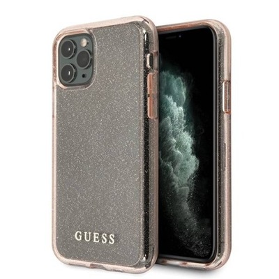 GUESS HARD CASE GLITTER do IPHONE 11 PRO RÓŻOWY