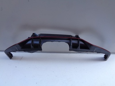 Накладка бампера задняя honda civic x 17- type-r фото №1