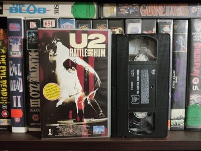 U2 RATTLE AND HUM # kaseta VHS