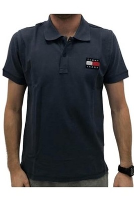 Tommy Hilfiger koszulka Navy polo męska M