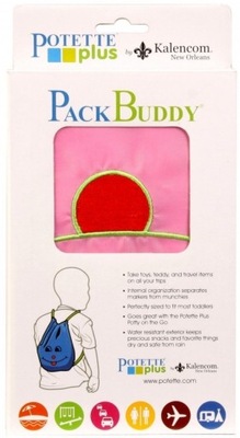 Potette Plus Worek-Plecak przedszkolaka różowy