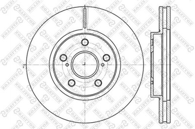 ДИСК ТОРМОЗНОЙ TOYOTA PREVIA II 2.0 D-4D 01-06