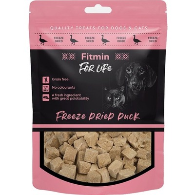 Fitmin For Life Dog Cat Freeze Dried Duck 30g