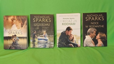 ZESTAW 4 książek Nicholas Sparks