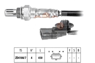 Facet датчик лямбда-зонд dacia logan 1.2 16v ls_ фото №1