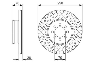 BOSCH 0 986 479 602 ДИСК ТОРМОЗНОЙ