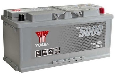 АККУМУЛЯТОР YUASA SILVER 110AH 950A P+ YBX5020