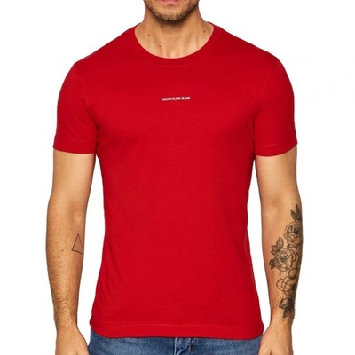 Calvin Klein t-shirt koszulka męska czerwona L