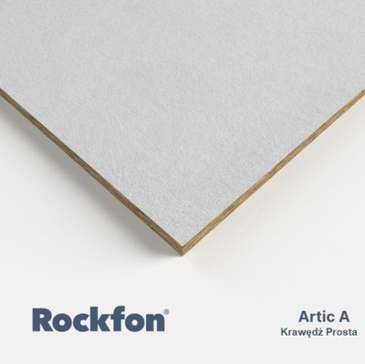 Płyta sufitowa Rockfon Artic A 600x600x15 32 szt